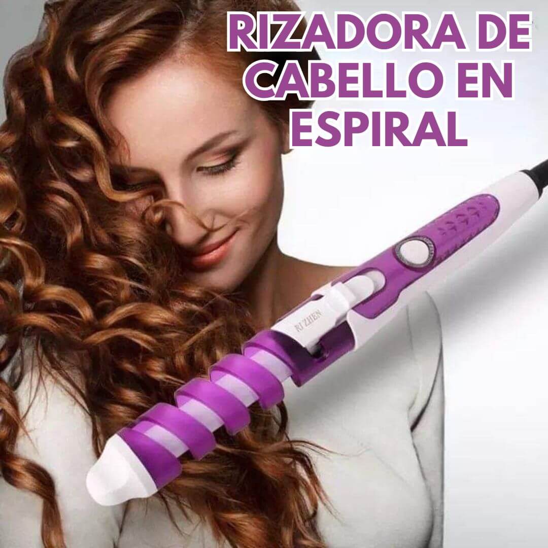 😲RIZADOR DE CABELLO EN ESPIRAL😍