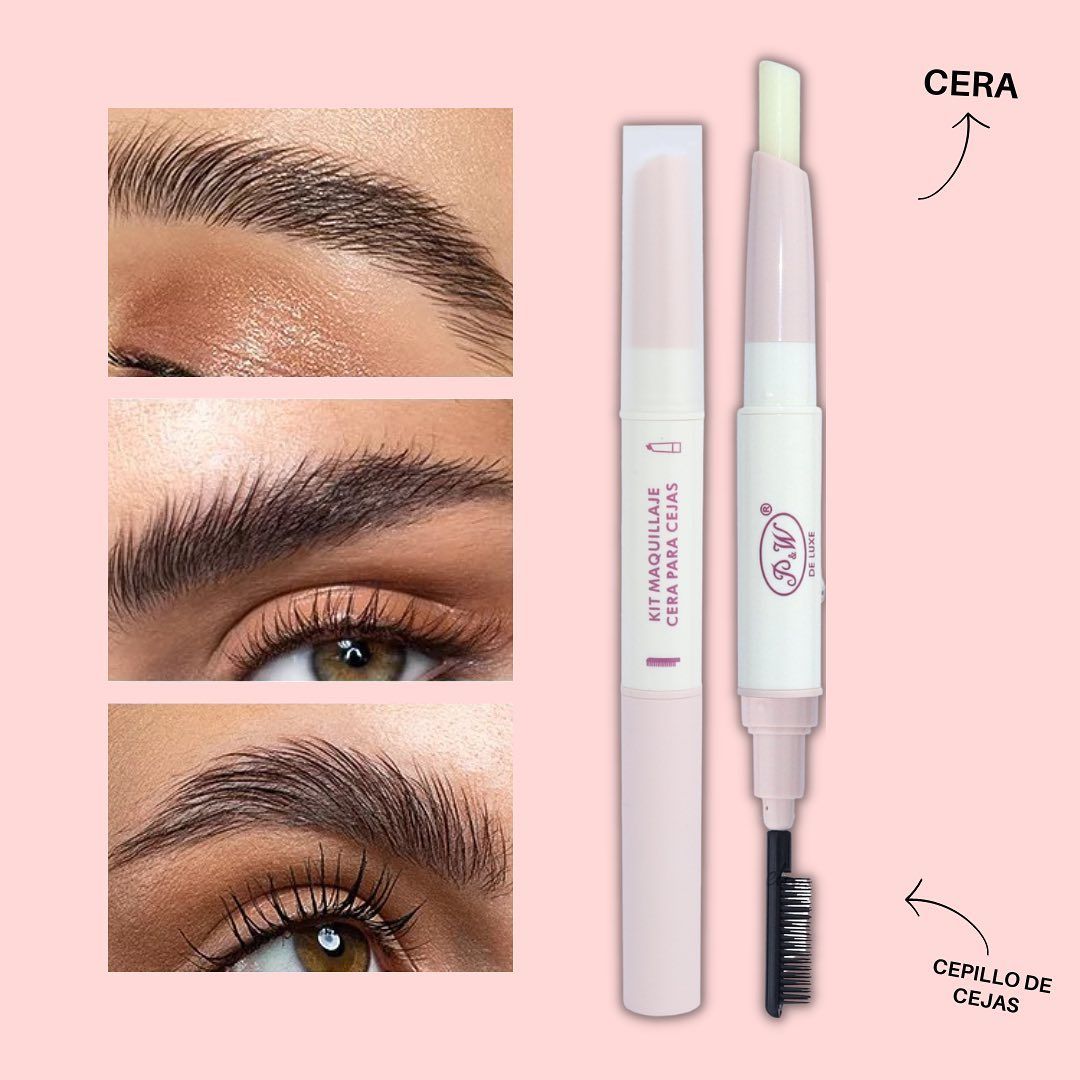 😍LÁPIZ 2 EN 1 | CERA Y PEINE PARA CEJAS✨