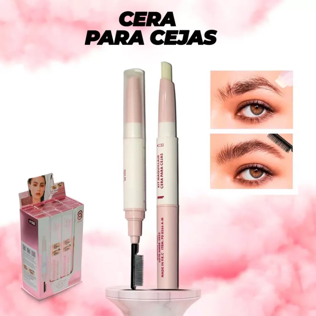 😍LÁPIZ 2 EN 1 | CERA Y PEINE PARA CEJAS✨