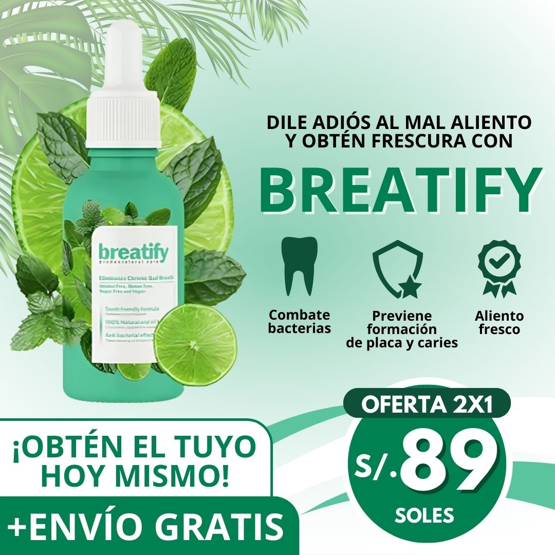 BREATIFY™ - GOTAS PARA MAL ALIENTO