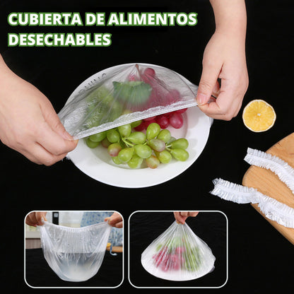 CUBIERTA DE ALIMENTOS DESECHABLE🔥