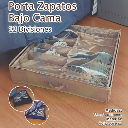 😲PORTA ZAPATO BAJO CAMA😍