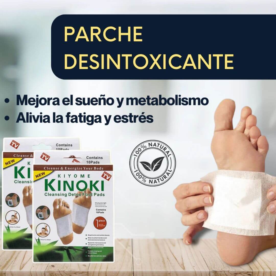 😲PARCHE DESINTOXICANTE PARA PIE KINOKI😍