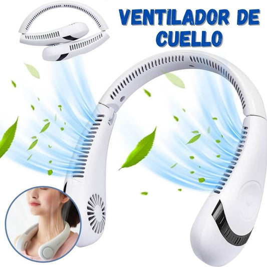 😲VENTILADOR DE CUELLO PORTÁTIL😍