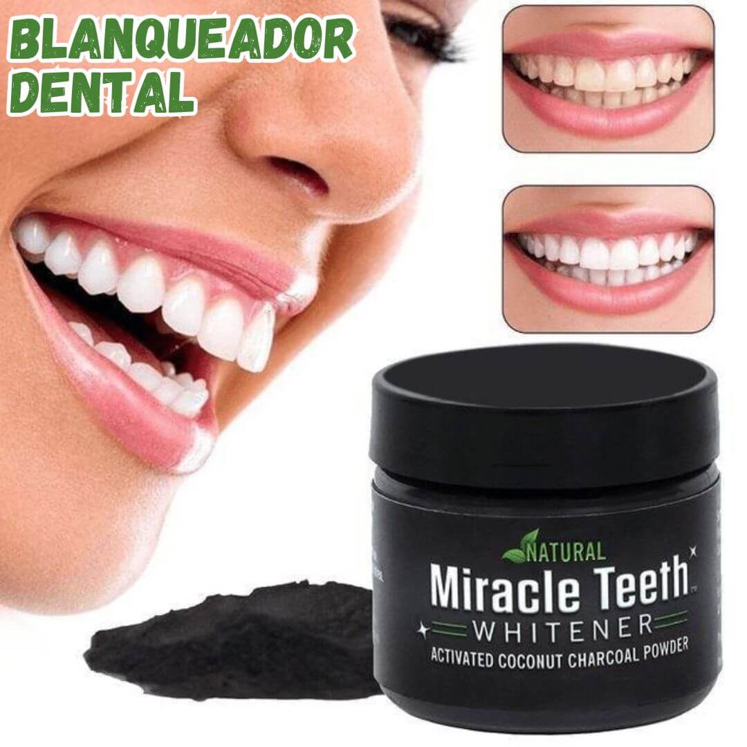 BLANQUEADOR DENTAL DE CARBÓN-PREMIUM 🦷