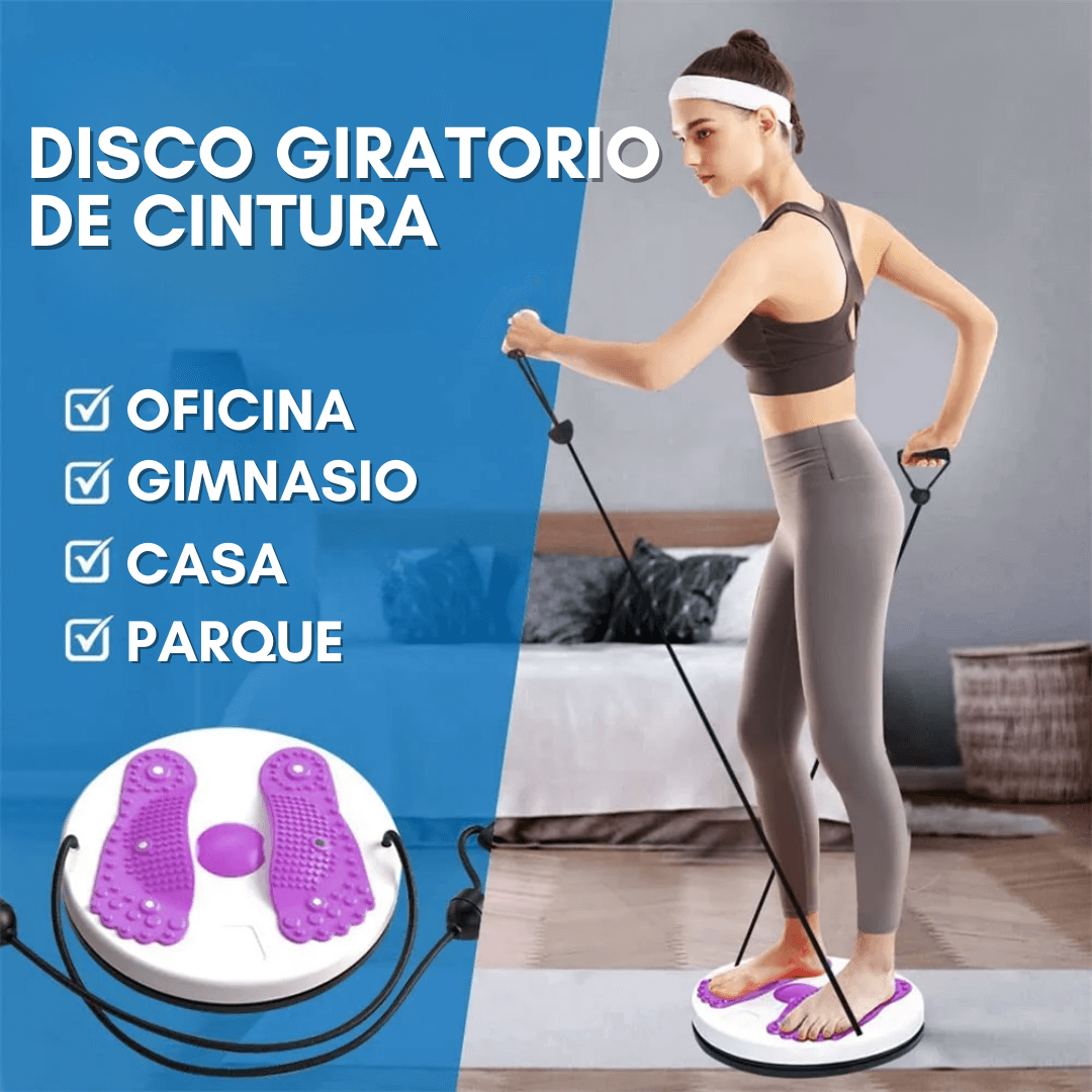 😲DISCO CON LIGA GIRATORIO PARA CINTURA😍