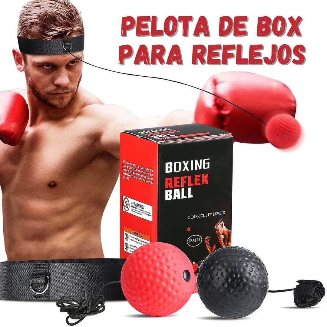 😲PELOTA DE BOX PARA REFLEJOS😍