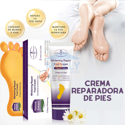 CREMA BLANQUEADORA Y REPARADORA DE PIES💥