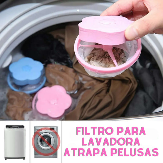 FILTRO QUITA PELUSAS Y PELOS PARA LAVADORA 🧼