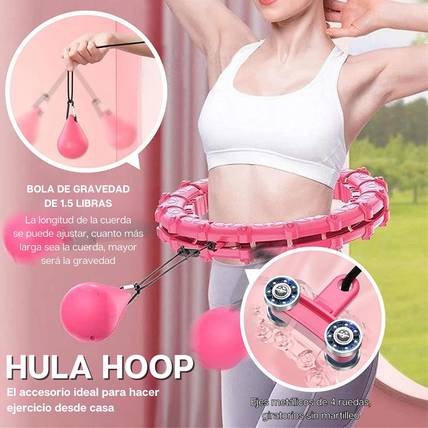 TONIFICADOR ABDOMEN Y CADERAS|HULA HOOP INTELLIGEN 💥