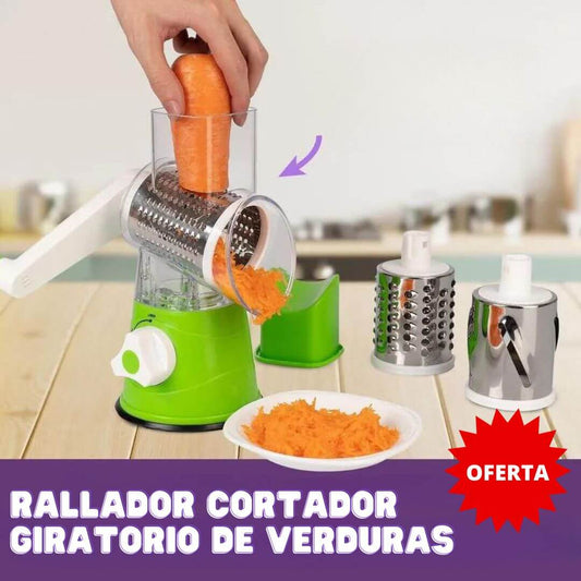 😍RALLADOR CORTADOR GIRATORIO DE VERDURAS🥕| ENVÍO GRATIS