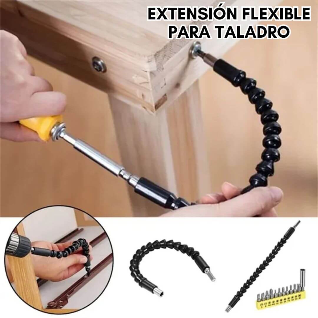 😲EXTENSIÓN FLEXIBLE PARA TALADRO💥