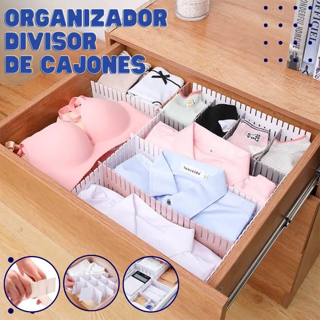 😍ORGANIZADOR DIVISOR DE CAJONES💥