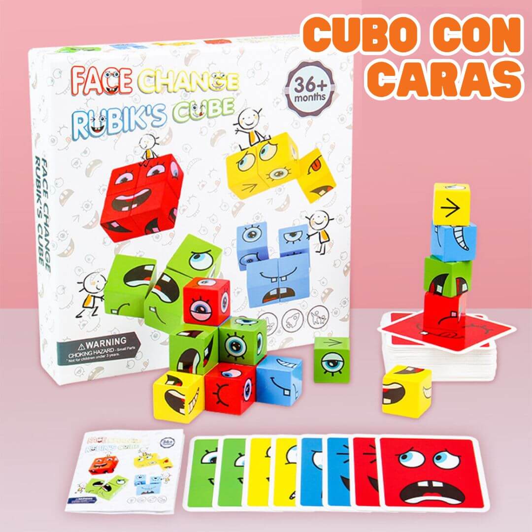 😲JUEGO DIDACTICO - CUBO DE CARAS💥