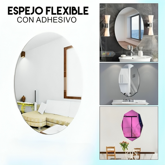 Espejo flexible adhesivo