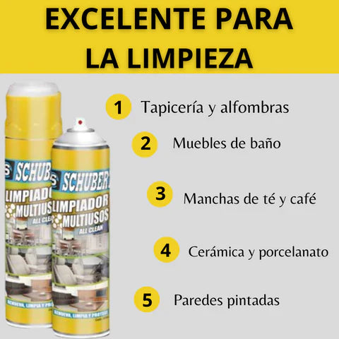 Potente Espuma Limpiadora Multiuso
