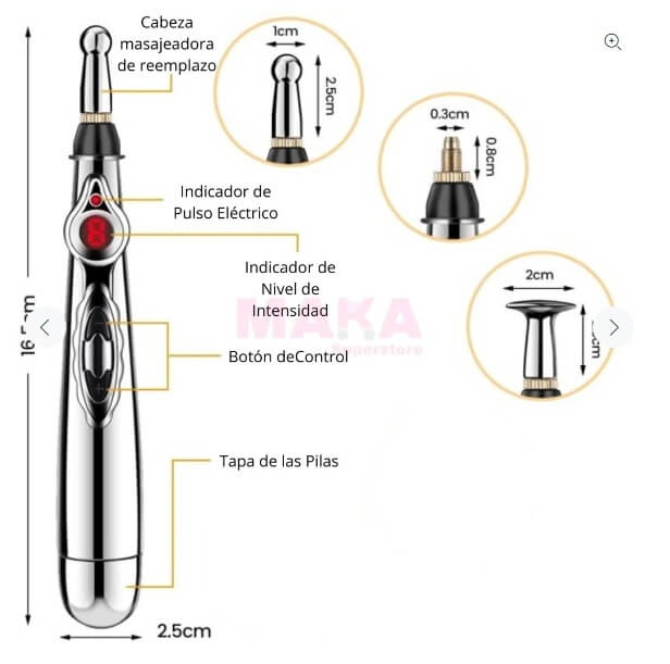 🔥 LAPIZ ACUPUNTURA ELÉCTRICO