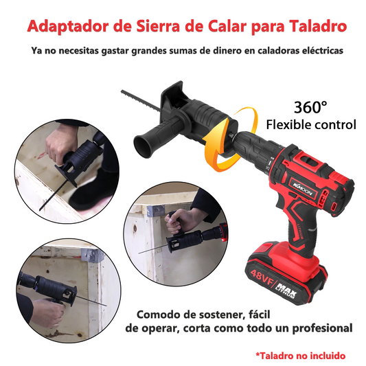 ADAPTADOR DE SIERRA DE CALAR PARA TALADRO💥